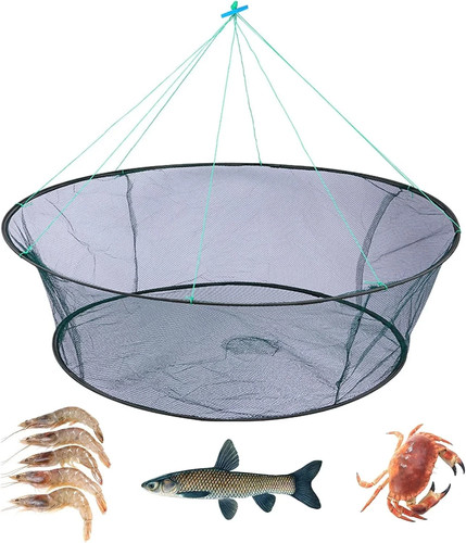 Foldable fishing net - net,, nylon