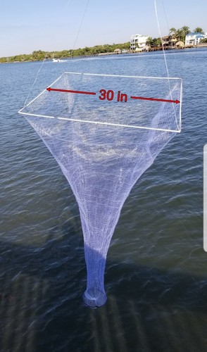 Live bait drop - net, w/